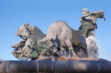 Gefion çeşme, Kopenhag, Danimarka