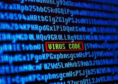 Bilgisayar virüsü kavramı. Program kodundaki virüs
