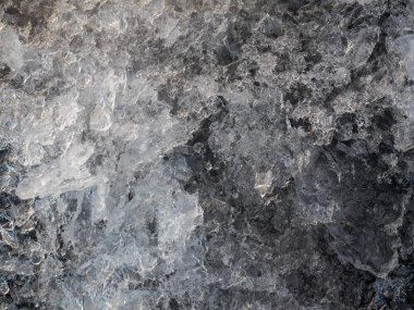 Renkli buz. Arktik buz doku soyut. Frostwork. Dekoratif buz kristalleri. Kış Doğa arka plan. Donmuş su.