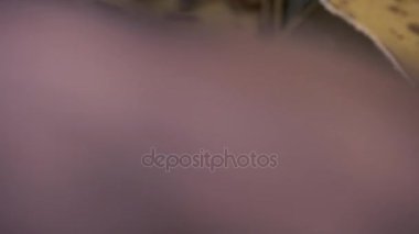 Ahşap - marangoz Atölyesi'nde uçak ve ahşap tahta ile çalışma