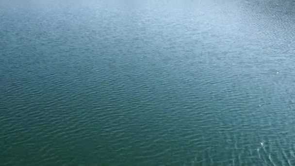 湖 Goygol アゼルバイジャン森水と風景のビデオの空 — ストック動画