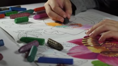 boya kalemi ile Boyama Çocuk boyalar