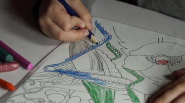 boya kalemi ile Boyama Çocuk boyalar