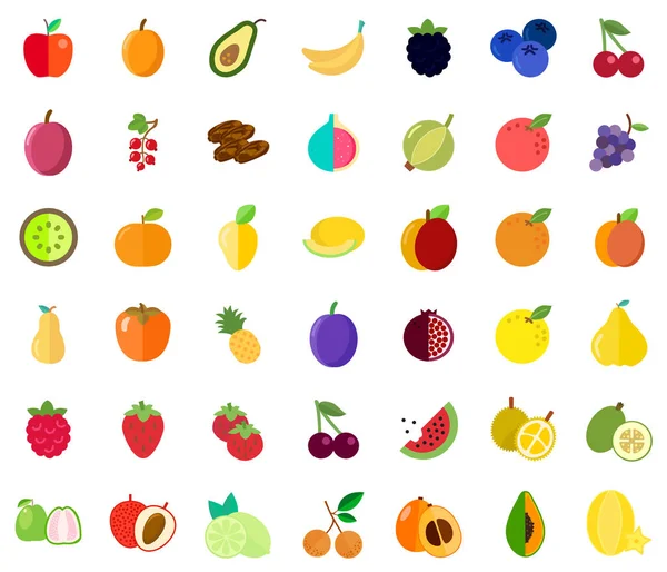 Gros paquet de fruits — Image vectorielle