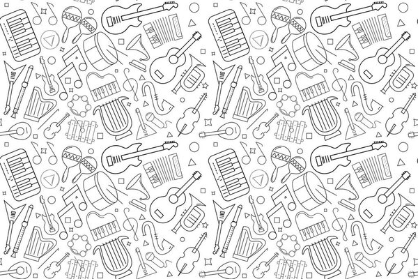 Векторная музыка. Музыка бесшовный фон
