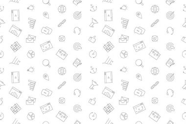 Vektör pazarlama desen. Pazarlama sorunsuz geçmiş