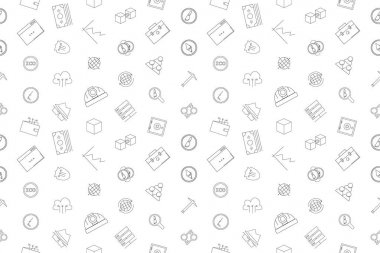 Vektör cryptocurrency desen. Criptocurrency sorunsuz arka plan
