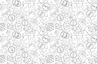 Vektör cryptocurrency desen. Criptocurrency sorunsuz arka plan
