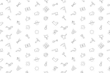 Vektör Bahçe desen. Bahçe sorunsuz arka plan