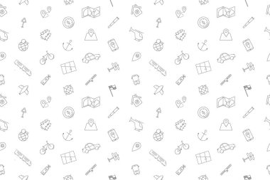 Vektör gezinti desen. Gezinti sorunsuz arka plan