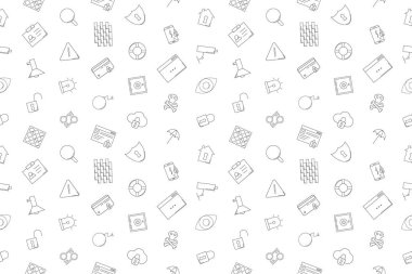 Vektör güvenlik desen. Güvenlik sorunsuz arka plan