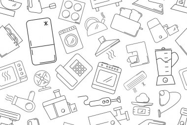 Vektör aletleri desen. Aletleri sorunsuz arka plan