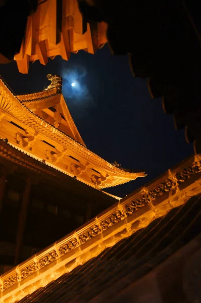 Παραδοσιακή Κινεζική Στέγη Της Παγόδας — Φωτογραφία Αρχείου