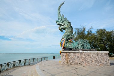 Kafa Naga heykeli: Songkhla, Thailand