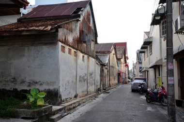 : Songkhla, Thailand - 17 Eylül 2016: Songkhla Old Town 