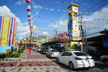 Songkhla, Tayland - 19 Eylül 2016. Büyük Pazar Muang, Ratchaburi.