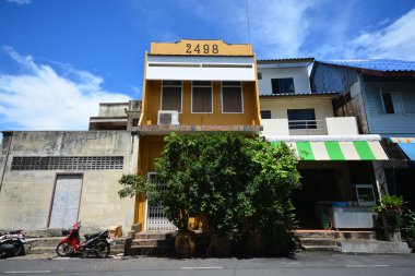 : Songkhla, Thailand - 19 Eylül 2016: Songkhla Old Town 