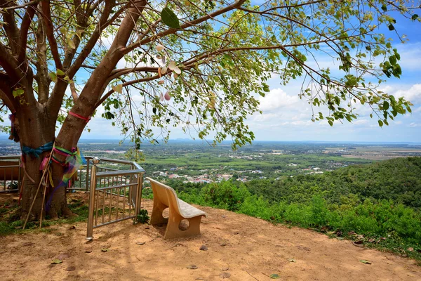 Landscape view from top of mountain , Hatyai City, Thailand — Stock Photo, Image