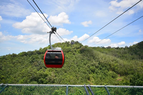 Teleférico no Hatyai Park, Hat Yai, Tailândia — Fotografia de Stock