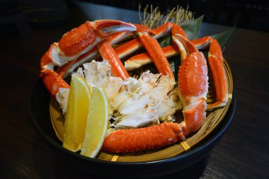 Zuwai Kani veya Zuwai yengeç, ünlü Buhar crab Hokkaido, Japonya