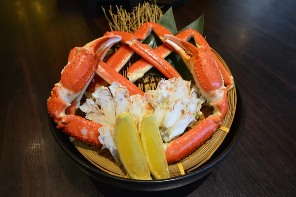 Zuwai Kani eller Zuwai krabba, berömda ånga krabba från Hokkaido, Japan — Stockfoto