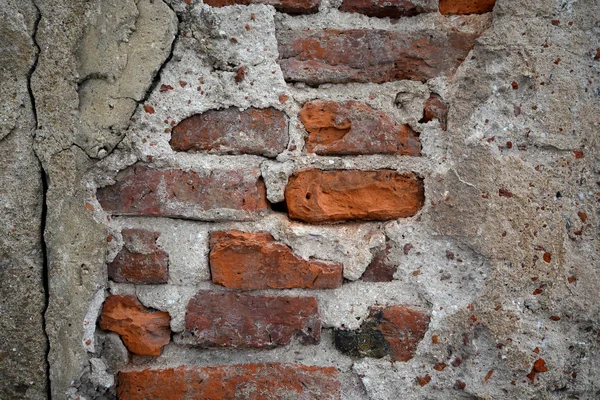 Eski tuğla duvar dokusu arkaplanı — Stok fotoğraf