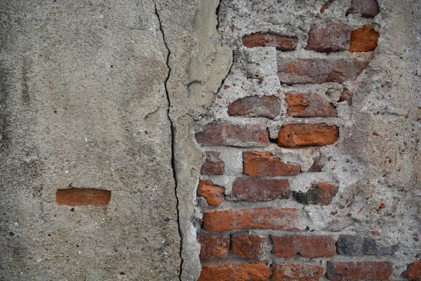 Eski, eski tuğla duvar dokusu arkaplanı — Stok fotoğraf