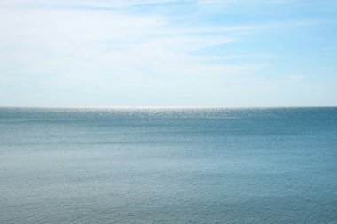 Gökyüzü ve kum Beach yaz saati