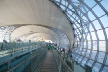 Havaalanı iç için arka plan bulanıklık