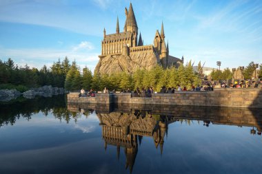 Osaka, Japonya Aralık 2,2016: Harry Potter ve büyücü dünya