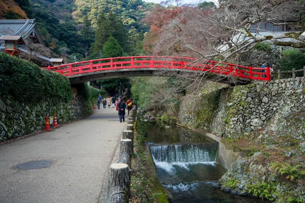 Minoo Park in Autumn season, Minoh, Osaka, Kansai, Japan — Stock Photo, Image