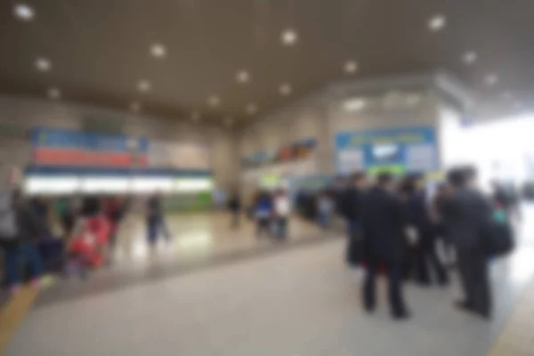 Abstrato borrão interior do aeroporto para fundo — Fotografia de Stock