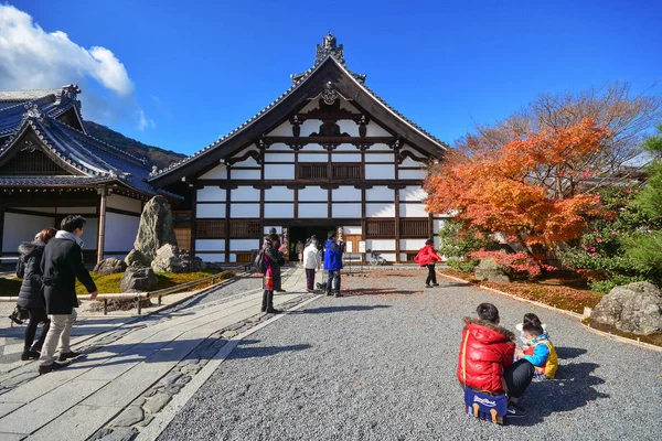 Kyoto Japão: 6 de dezembro de 2016 - Templo de Tenryuji — Fotografia de Stock