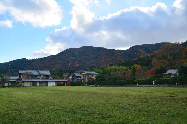 Arashiyama. É um turista agradável dstrict perto de Kyoto — Fotografia de Stock