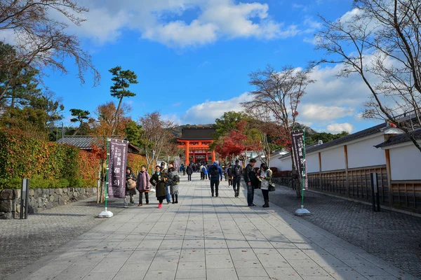 Kyoto, Japan : December 7,2016 : Fushimi Inari Shrine's entrance — Stock Photo, Image