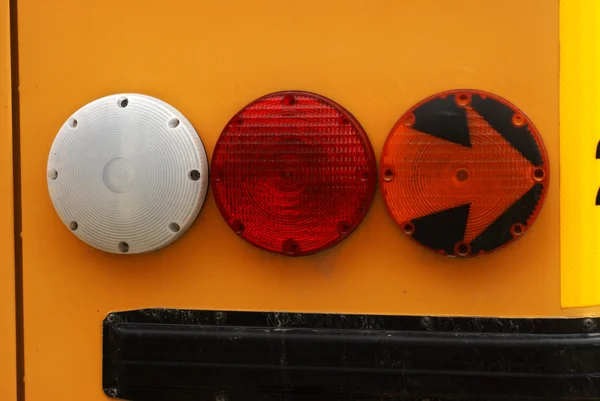 Skolebus Signal Lights - Stock-foto