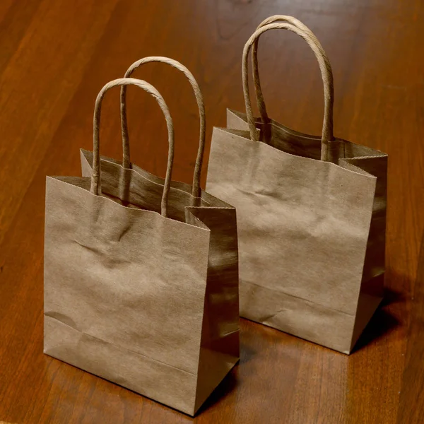 Due borse marroni — Foto Stock