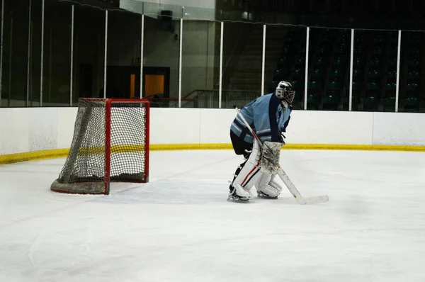 Buz hokeyi Goaltender — Stok fotoğraf