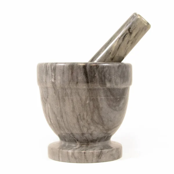 Marble Mortar and Pestle — Stock Photo, Image