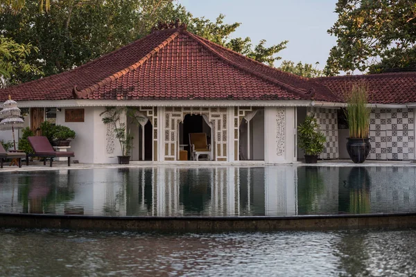 Balinese resort pool Stock Image