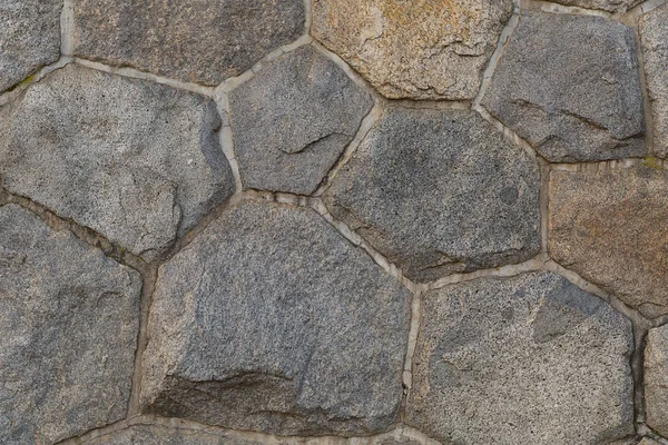 Hatszögletű Nyolcszögletű Kövek Erős Megbízható Világos Szürke Háttér Alap Fal — Stock Fotó