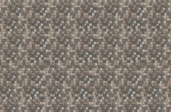 Natürlicher Hintergrund Grau Beige Stein Quadrat Klein Auf Einer Leinwand — Stockfoto