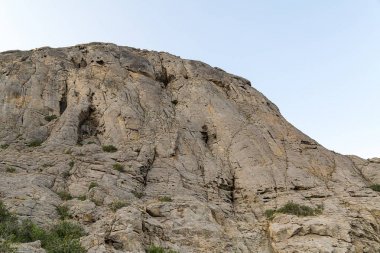 Düz duvar ve düzensiz üst ulaşılamaz majestic ile yüksek dağ