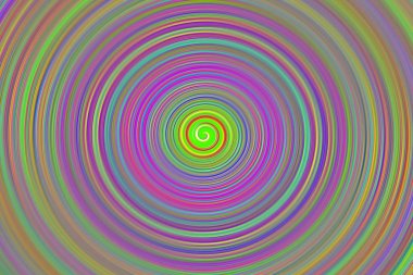 Hayali arka plan baz daire sarmal parlak parlak renkler döndürme efekti ile çok renkli