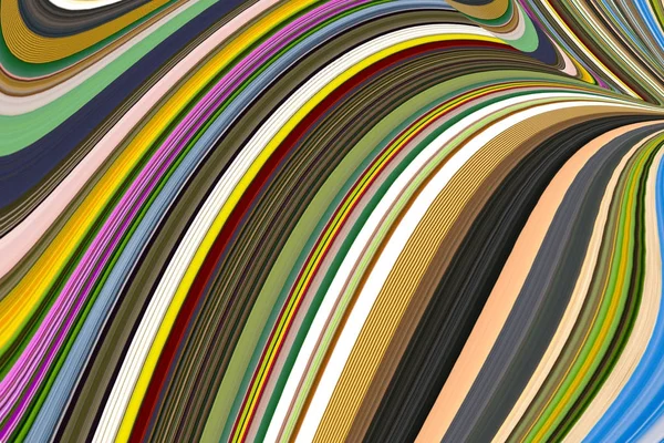 Fantasy Background Color Wave Stripes Mix Colors Green Ocher Khaki — Stock Photo, Image