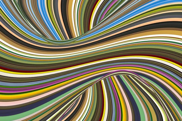 Abstract Background Multicolor Illusion Wave Line Intertwined Volumetric Picture — Stock Photo, Image