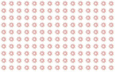 madde bir daire içinde baharat desen chili hücreleri sonsuz tekrarlama çoğulluğu katlanmış