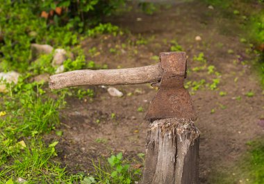 Baltayı paslı Başkanı arka günlük itme