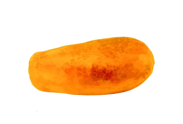芒果黄色美味多汁长果椭圆形芳香可口 — 图库照片
