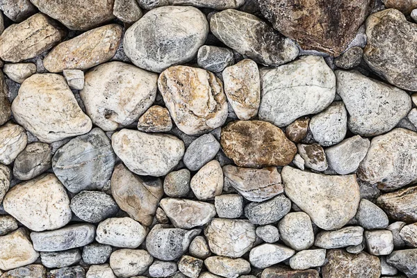 石灰花纹 鹅卵石墙硬 风化背景 — 图库照片